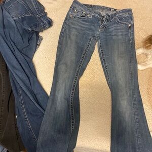 Miss me’s angel pocket boot cut jeans